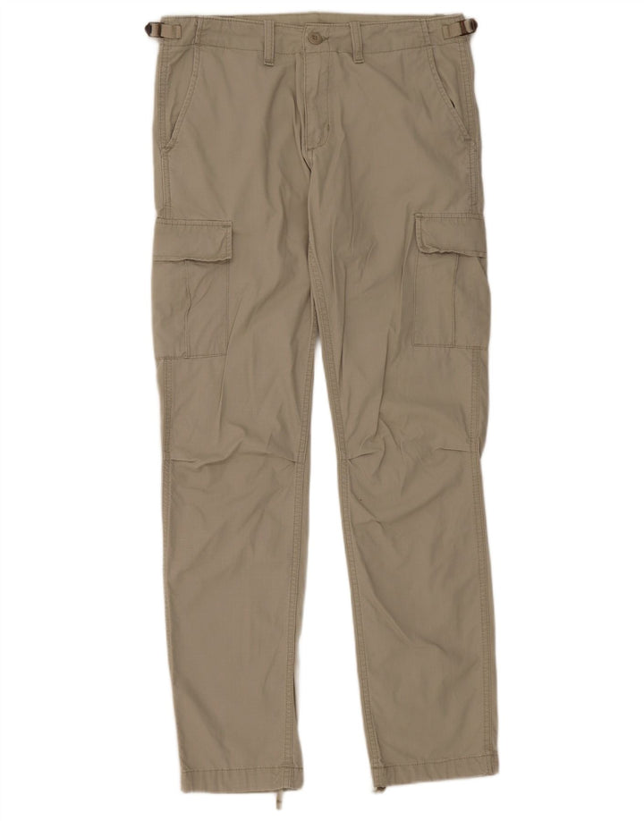 Carhartt Straight Cargo bukser til mænd W29 L32 Grå bomuld