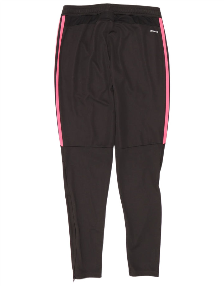 Adidas Dame Climacool Træningsdragt Bukser UK 8/10 Small Black Polyester