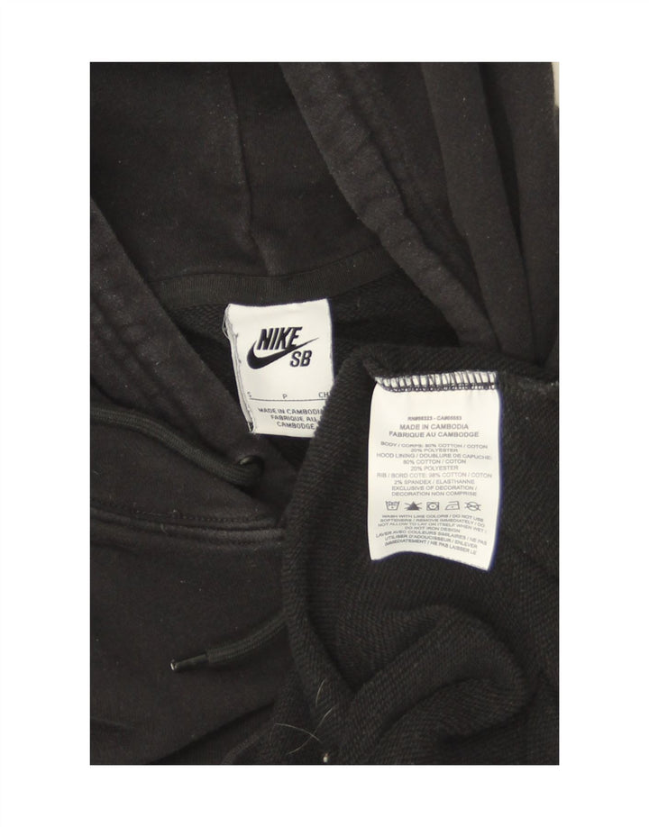 Nike grafisk hættetrøje til mænd, lille sort bomuld