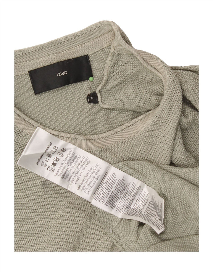 LIU JO Mens T-Shirt Top Medium Grey Cotton Vintage Liu Jo and Second-Hand Liu Jo from Messina Hembry 