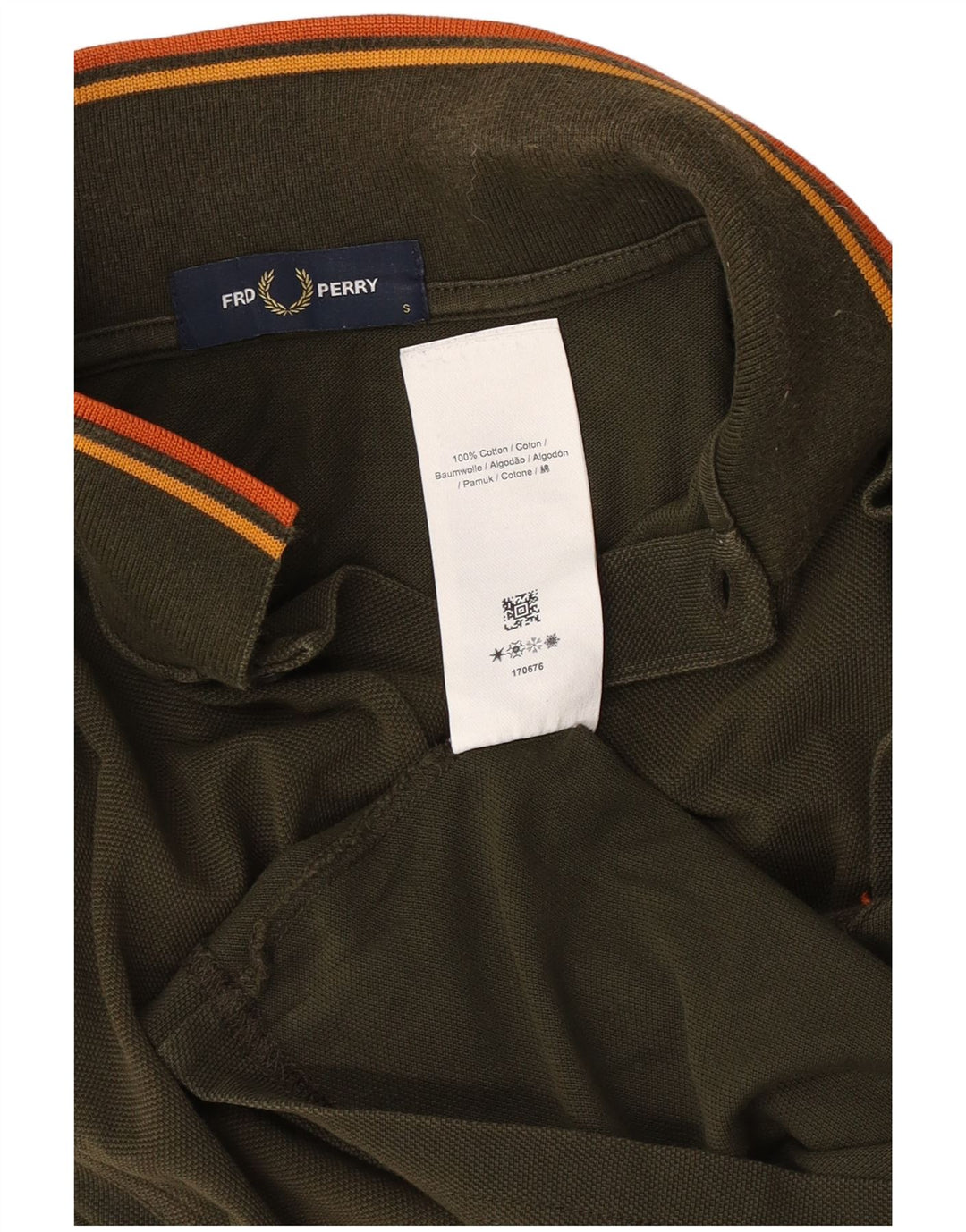 Fred Perry Herre poloskjorte lille Khaki Bomuld