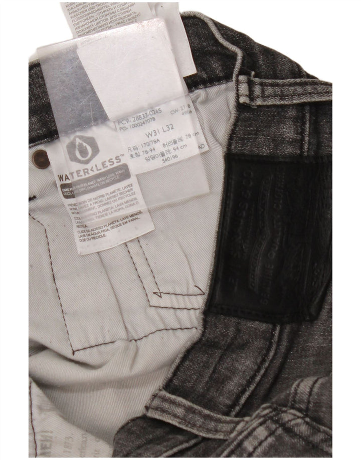 LEVI'S Slim Jeans til mænd W31 L32 Grå bomuld