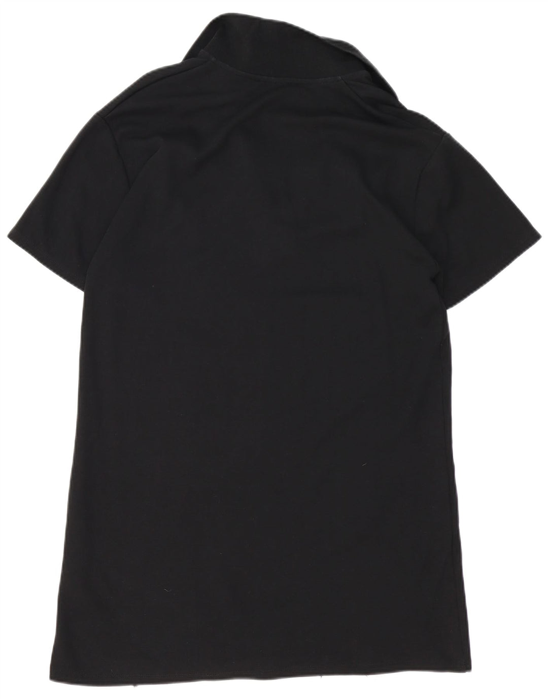 Zara Dame Polo Dress UK 16 Large Black Bomuld