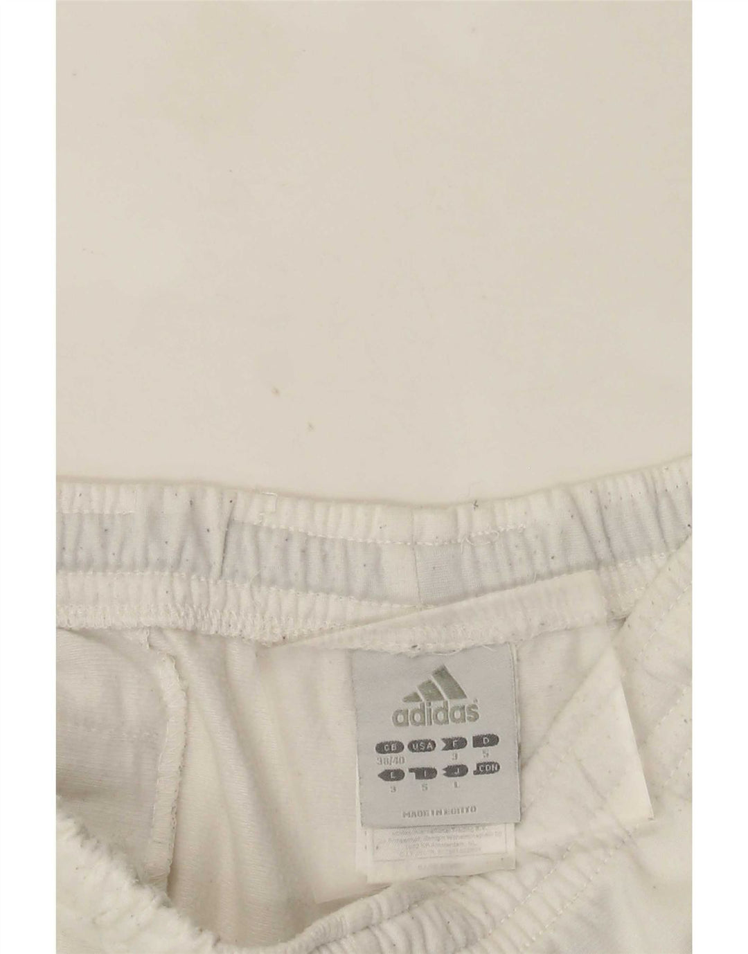 Adidas Træningsdragtsbukser til mænd UK 38/40 Medium White Polyester