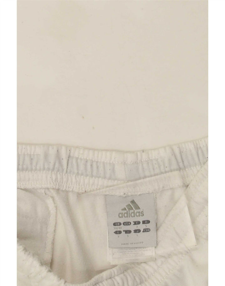Adidas Træningsdragtsbukser til mænd UK 38/40 Medium White Polyester