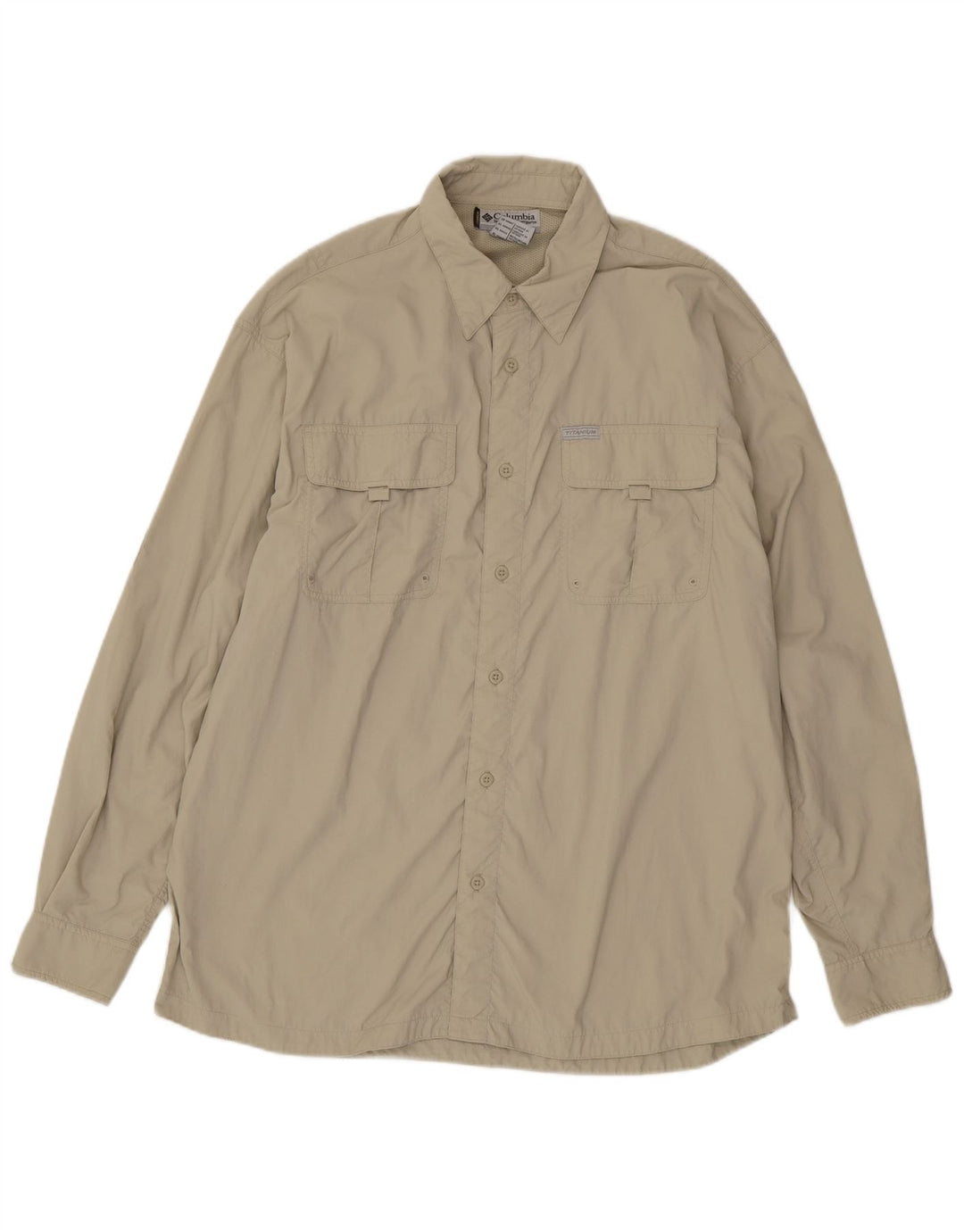 Columbia Herreskjorte XL Beige Nylon