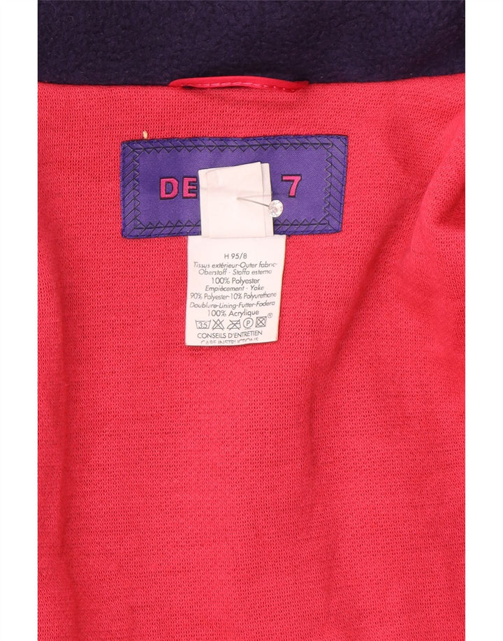 Degre 7 Herre Hætte Skijakke IT 52 XL Navy Blue Colourblock Polyester