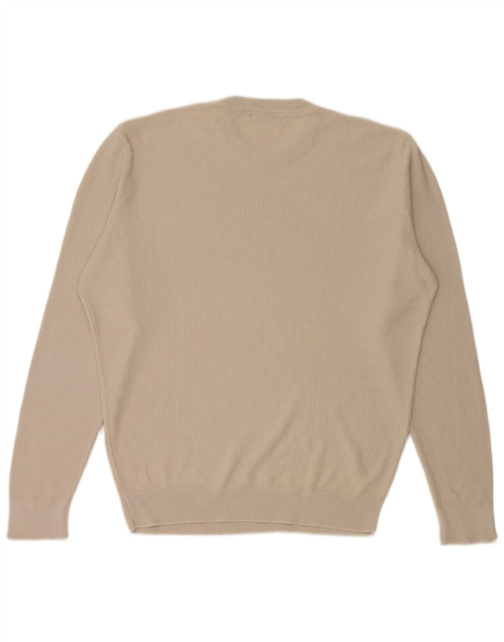 Zara Herre sweater med rund hals, medium beige