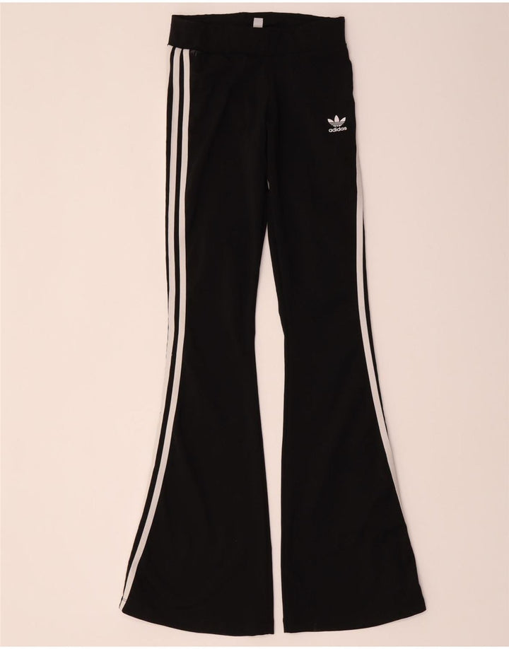 Adidas Dame Flare Leggings UK 8/10 Small Black Polyester