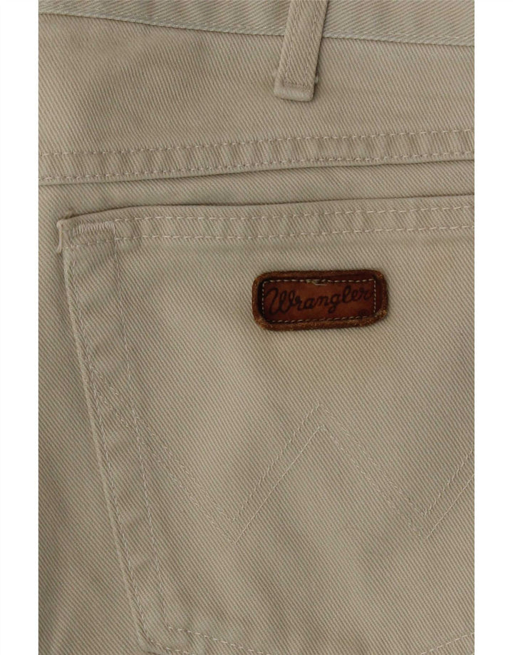 Wrangler Herre Regular Straight Jeans W34 L31 Grøn bomuld