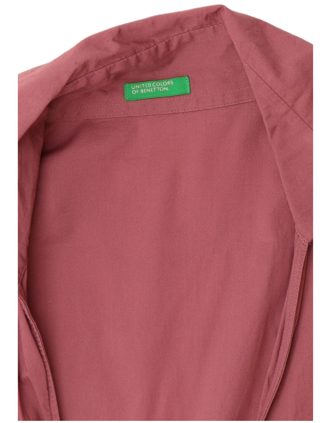 Benetton skjortebluse til kvinder UK 8 Small Pink