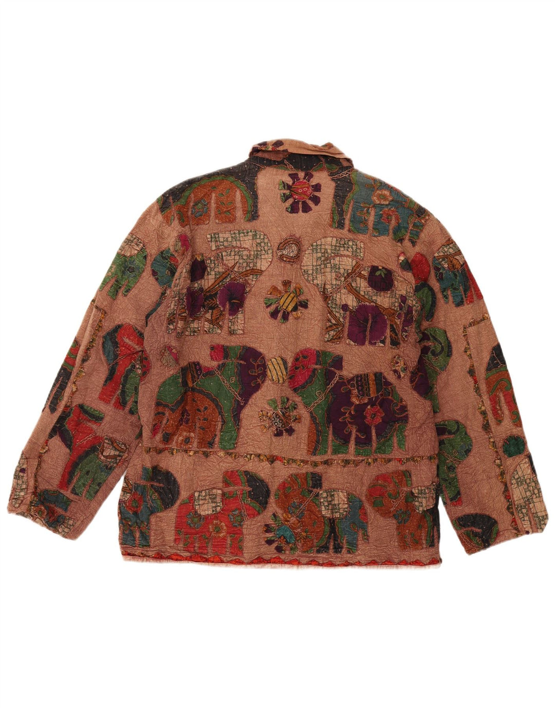 ORVIS Dame Oversized Duffle Jacket UK 14 Medium Brown Animal Print