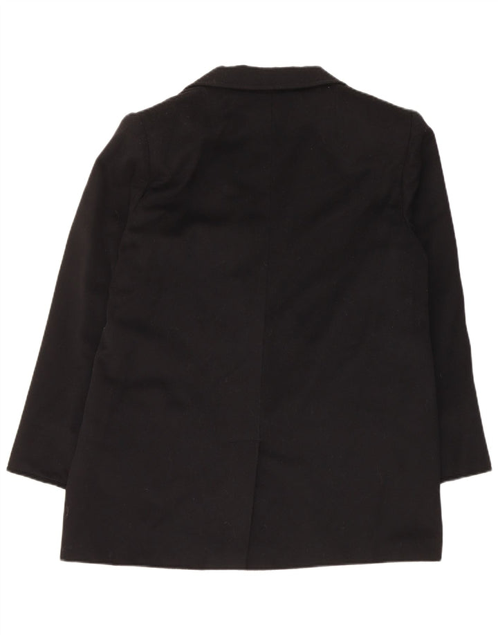 Marina Rinaldi Dame 2 Button Blazer Jakke Størrelse 21 Medium Sort Uld