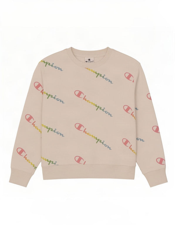 Champion Piger Grafisk Sweatshirt Jumper 11-12 År Stor Hvid Bomuld
