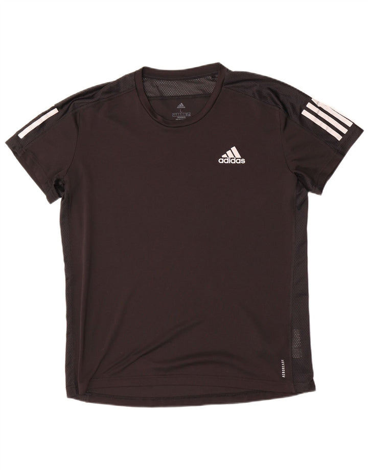 Adidas Herre Aeroready T-Shirt Top Stor Sort Polyester