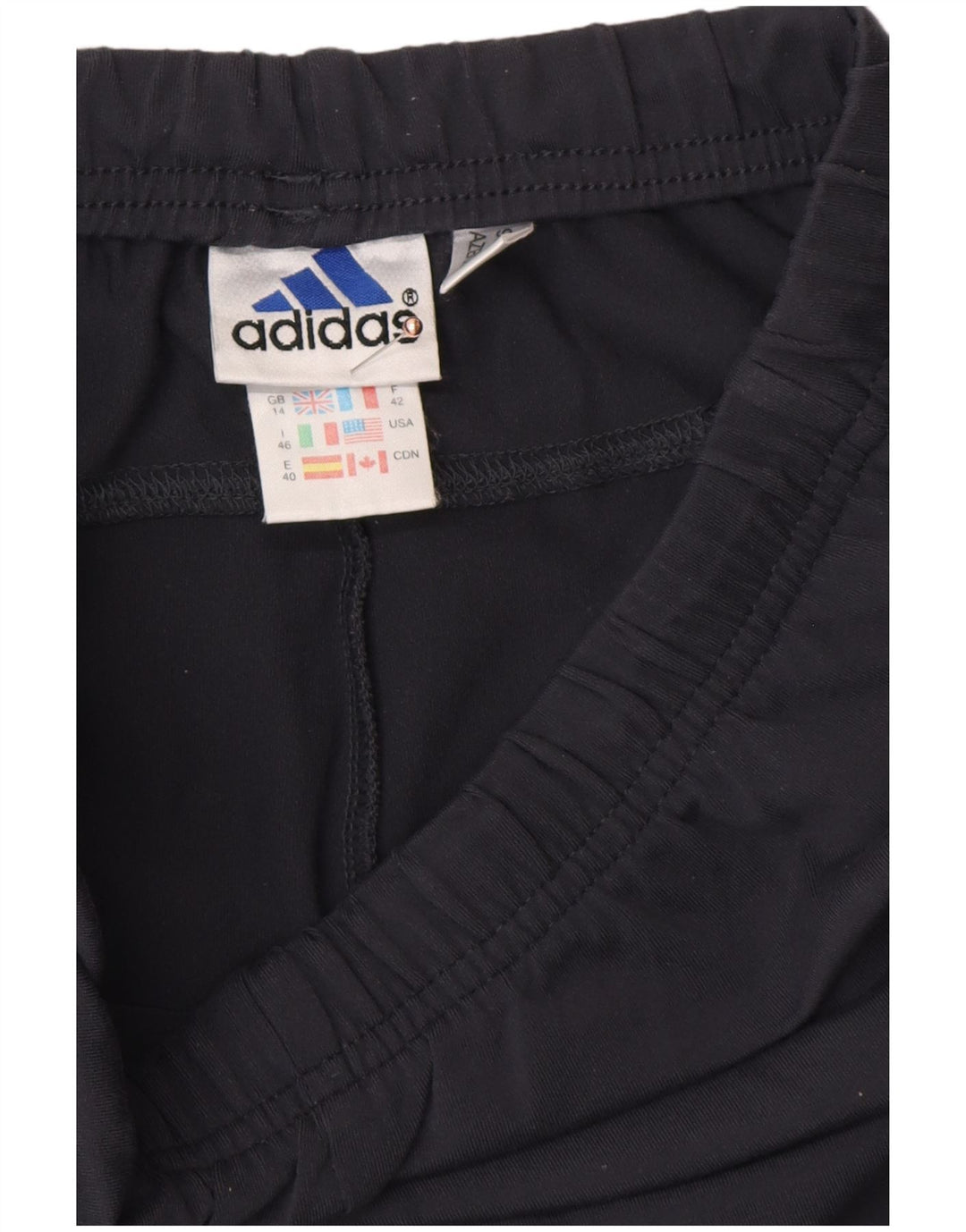 ADIDAS Træningsdragtsbukser til kvinder UK 14 Large Grå Polyester