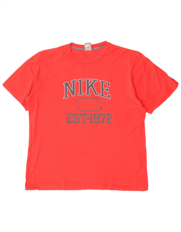 Nike grafisk T-shirt top til mænd XL Rød