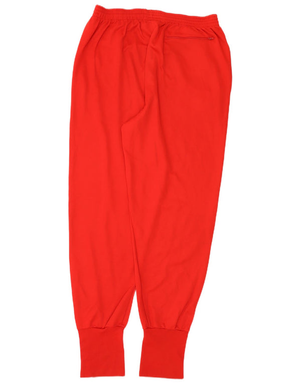 LOTTO Dame grafisk træningsdragt Bukser Joggers UK 16 Large Red Polyester