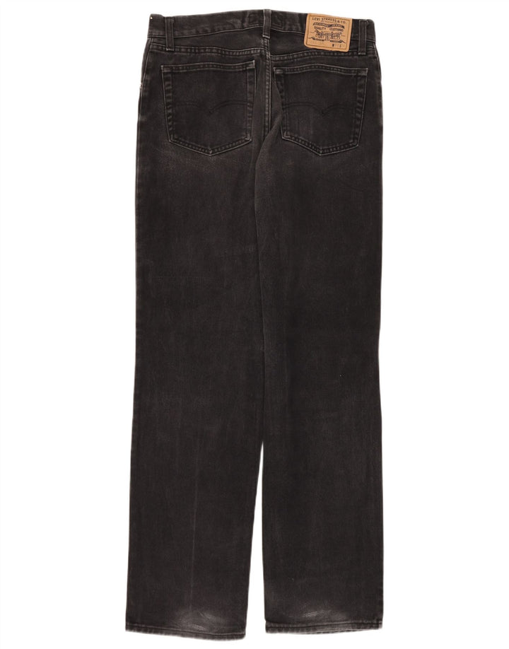 Levi's Straight Jeans til mænd W33 L34 Sort bomuld