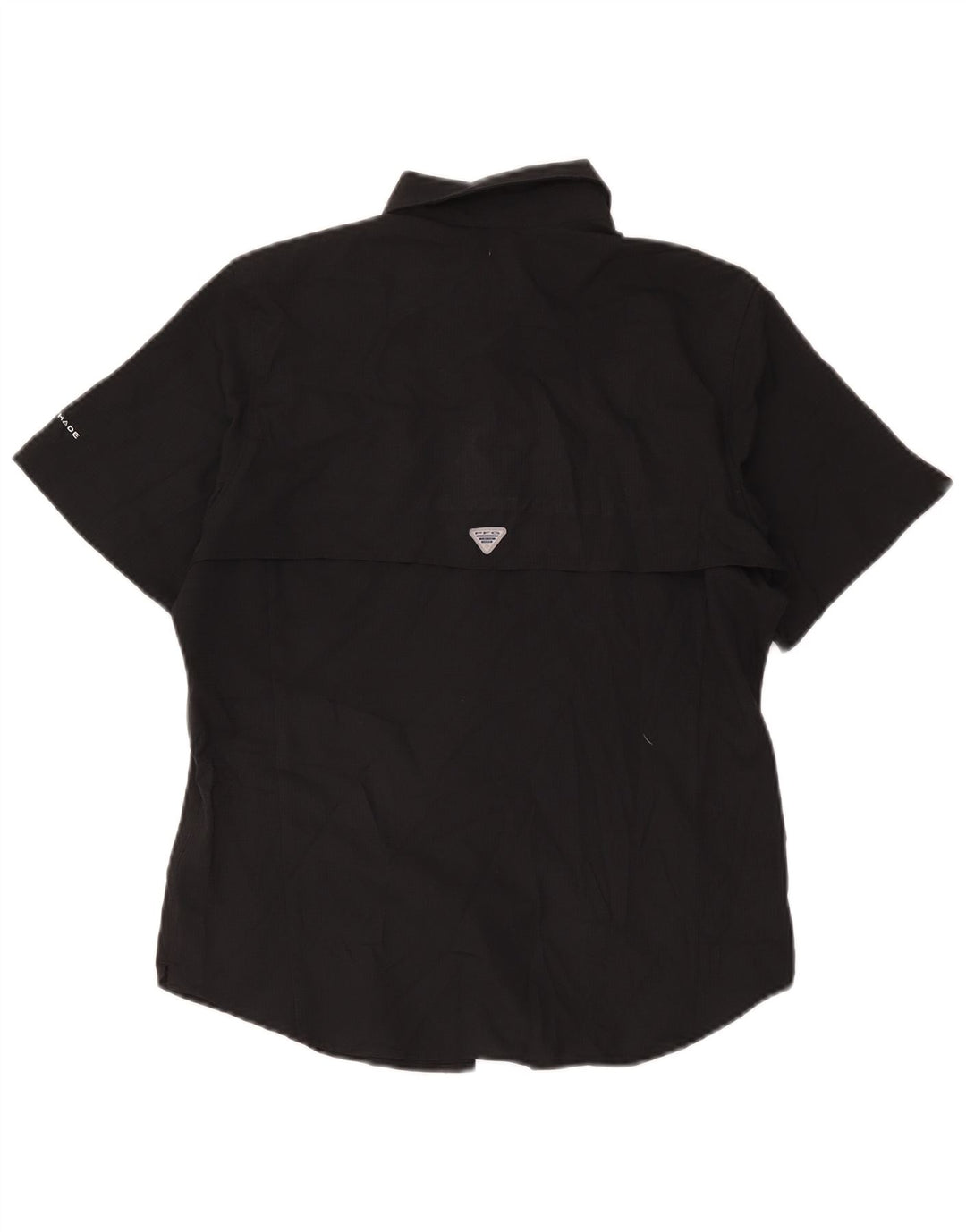 Columbia Womens Omni-Shade kortærmet skjorte UK 14 Medium Black Polyester
