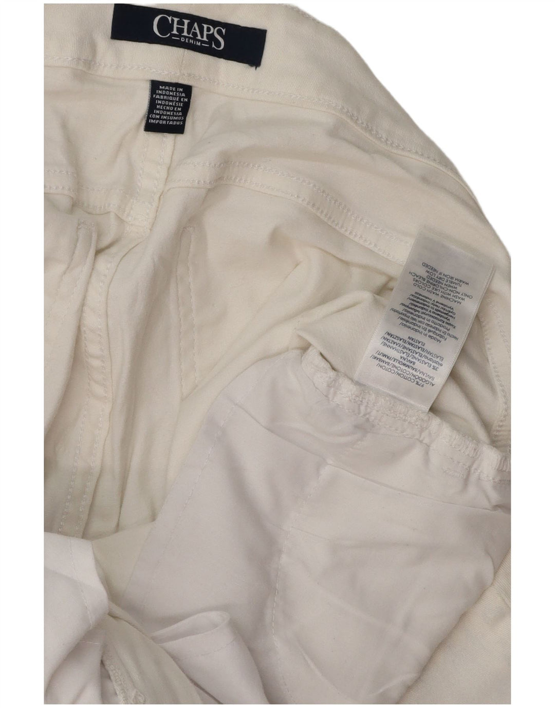 CHAPS Bermuda-shorts til kvinder W34, store hvide bomuld