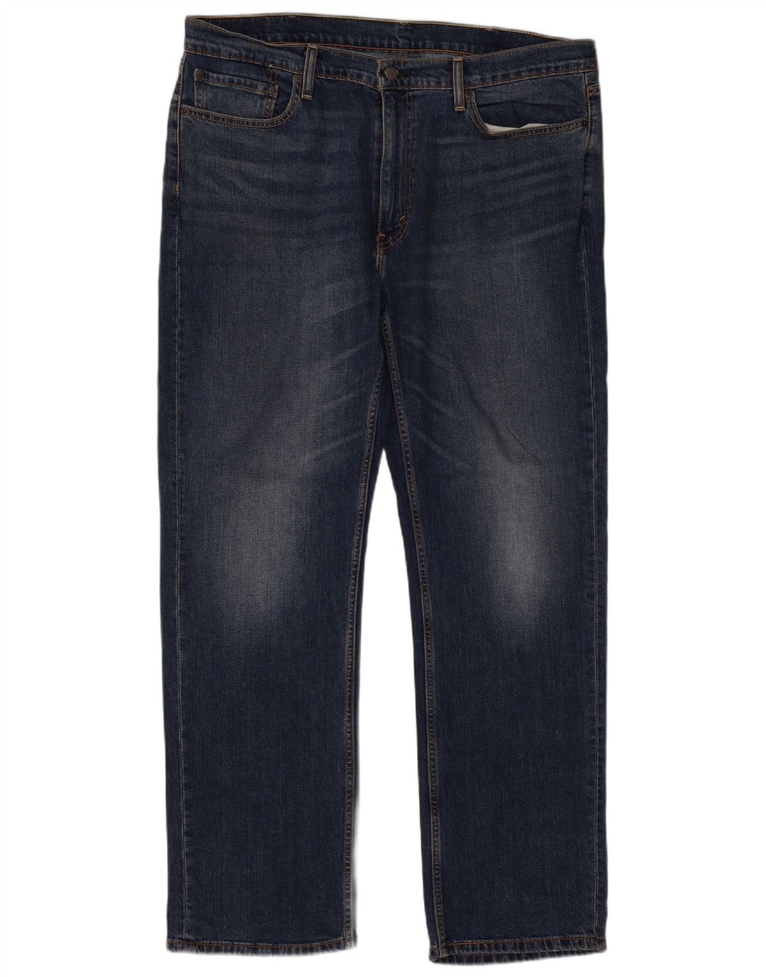 Levi's Herre 514 Straight Jeans W38 L32 Blå Bomuld