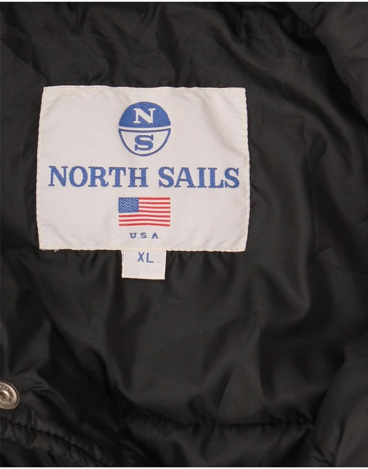 North Sails Herre polstret jakke UK 42 XL Sort