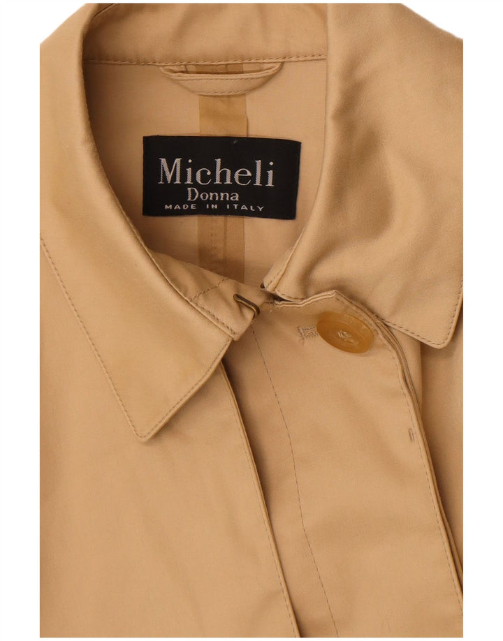 Vintage Trench Coat til kvinder UK 12 Medium Beige