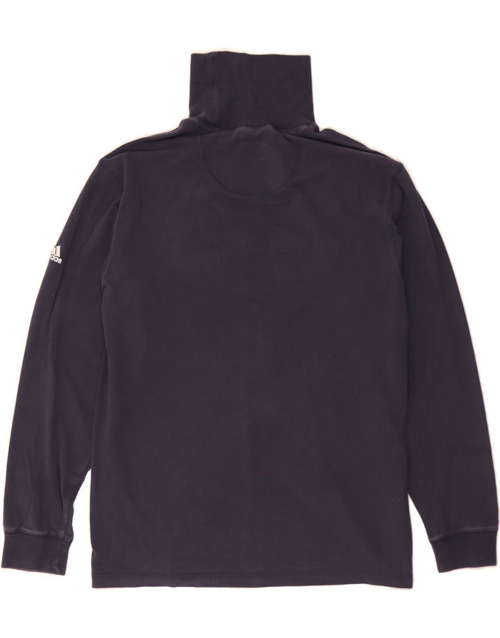 ADIDAS Mens Sweatshirt Jumper Large Navy Blue Cotton Vintage Adidas and Second-Hand Adidas from Messina Hembry 