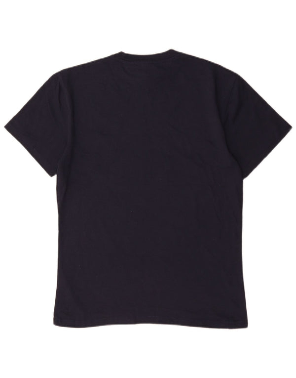 Tommy Hilfiger Herre grafisk T-shirt Top Medium Navyblå Bomuld