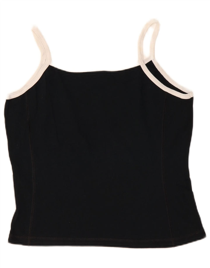 Champion Womens Heritage Classics Cami Top UK 18 XL Sort Bomuld