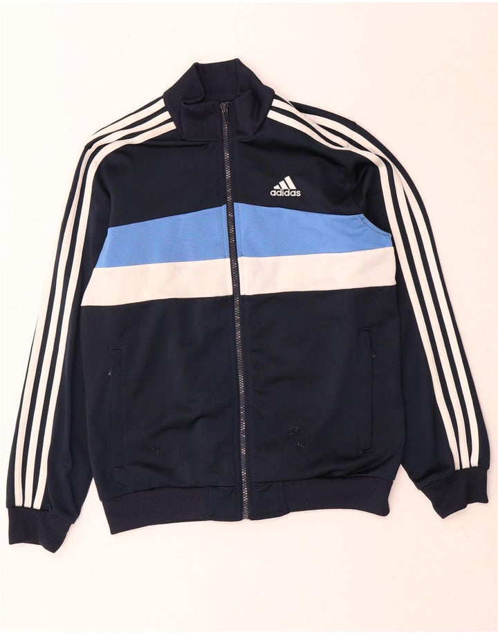 Adidas Træningsdragt Topjakke til drenge 11-12 år Navy Blue Colourblock