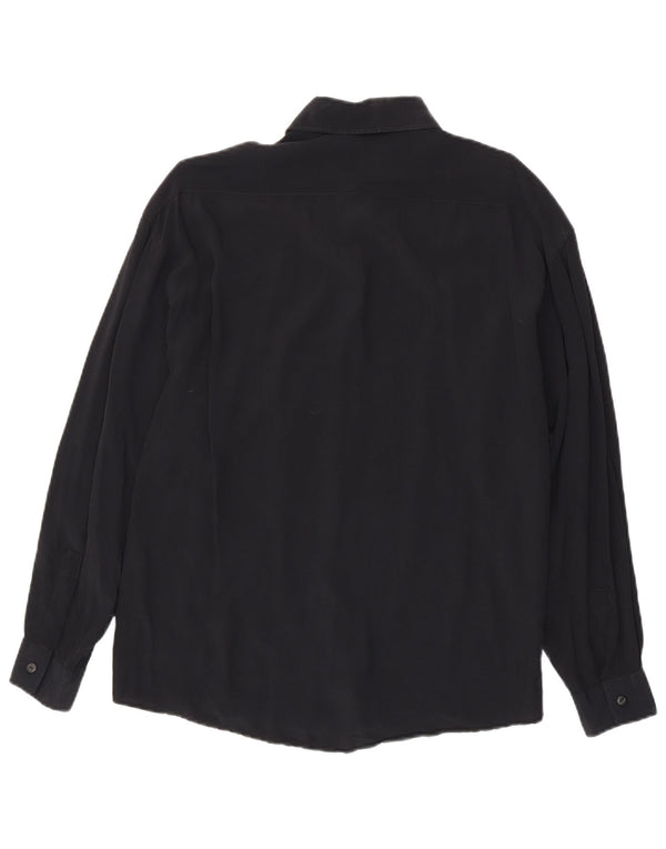 Tipo' S Mens Shirt Medium Black Colourblock Viscose