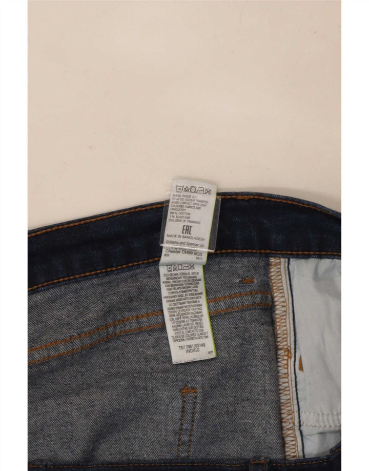 Marks & Spencer Dame Slim Bootcut Jeans UK 14 Large W32 L29 Navy Blue