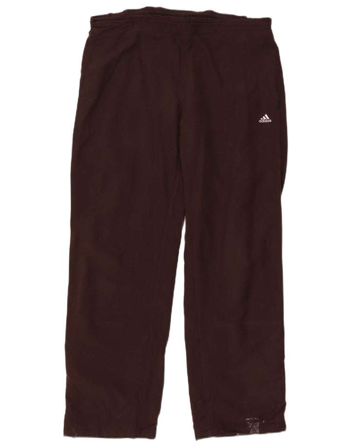 ADIDAS Træningsdragtsbukser til kvinder UK 14 Medium Brun Polyester