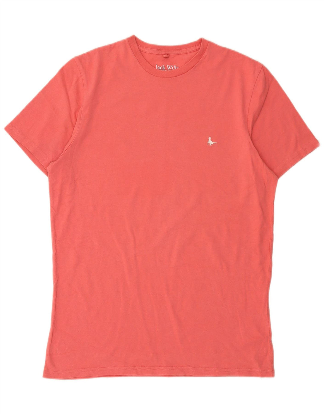 Jack Wills Herre Classic Fit T-shirt Top Medium Pink Bomuld