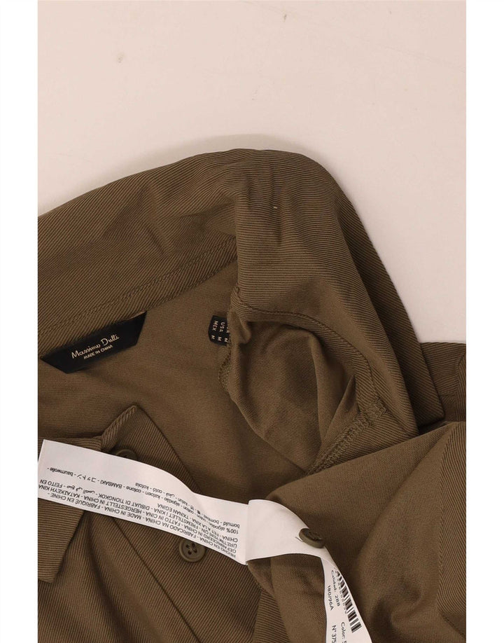 Massimo Dutti Herre poloshirt Medium Khaki Bomuld