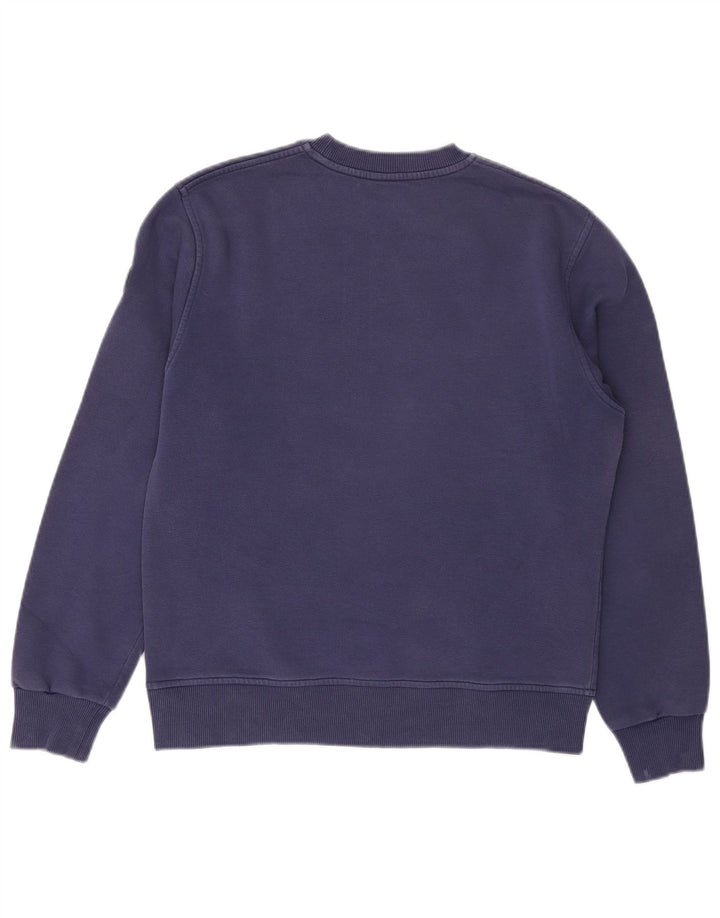 COLMAR Womens Sweatshirt Jumper UK 14 Medium Blue Cotton
