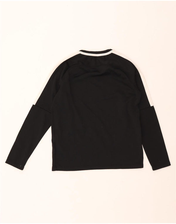 NIKE Dri Fit Top Langærmet 12-13 år Stor sort farveblok