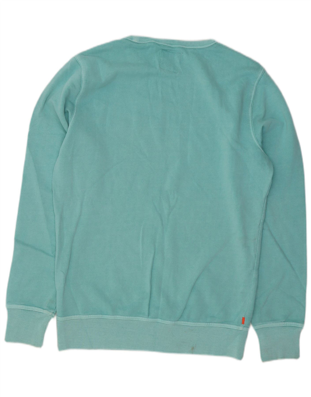 Superdry Sweatshirt til mænd Stor turkis bomuld
