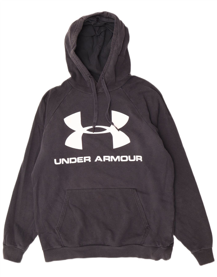 Under Armour Herre Grafisk Regular Fit Hoodie Jumper Large Sort