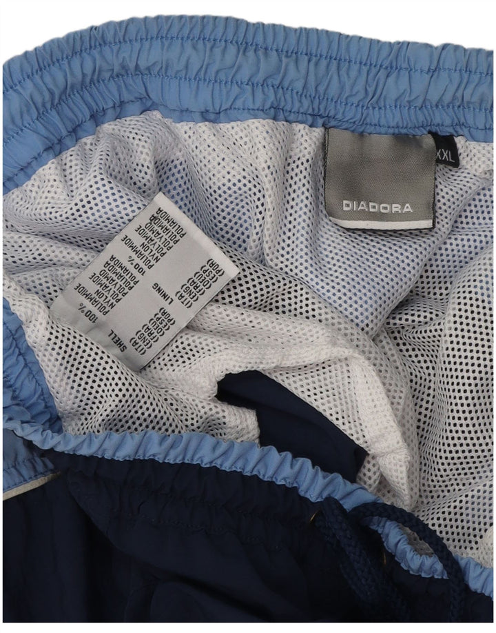 DIADORA Badeshorts til mænd 2XL Marineblå Colourblock Polyester