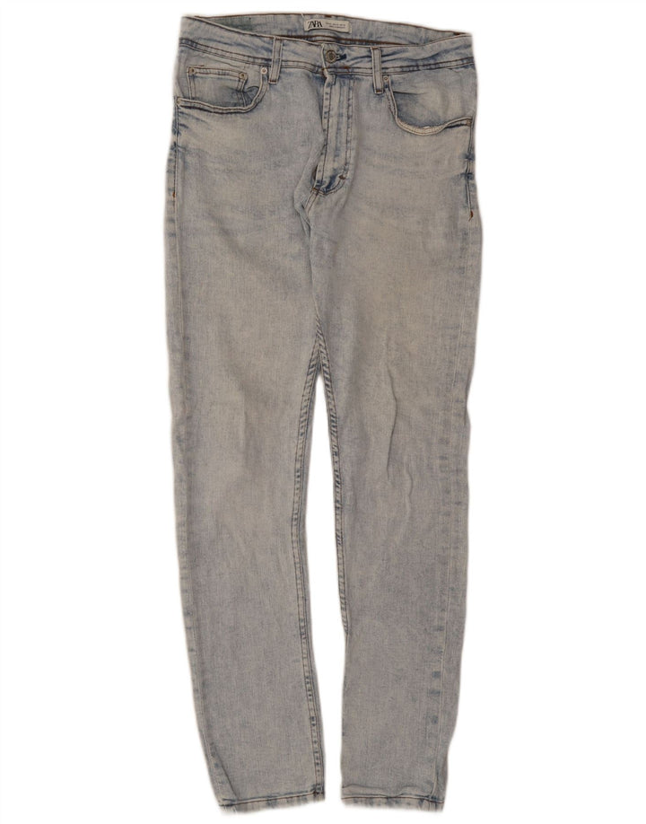 Zara Herre Slim Jeans EU 42 Large W32 L29 Blå