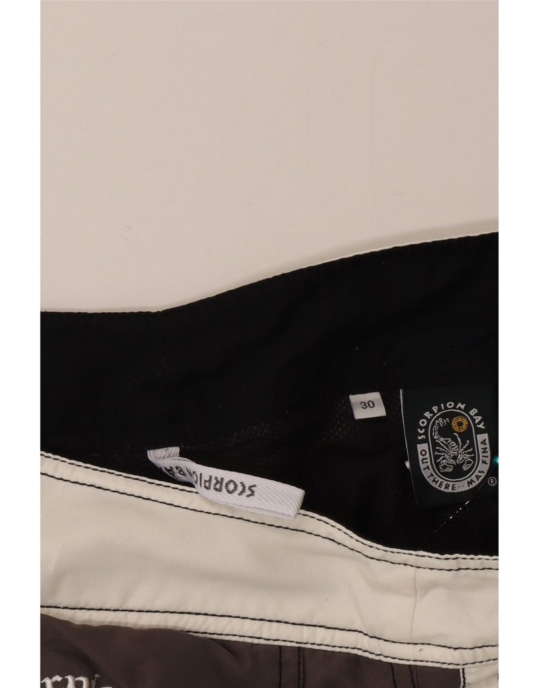 Scorpion Bay Herre grafiske svømmeshorts Medium Grå Colourblock
