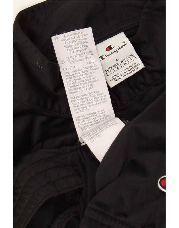 CHAMPION Træningsdragt til mænd Topjakke Stor sort polyester