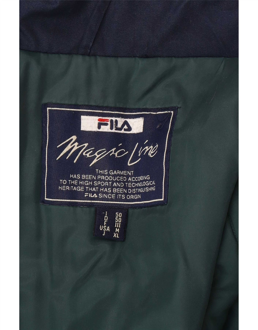 Fila Herre Utility Jacket IT 50 Large Navy Blue