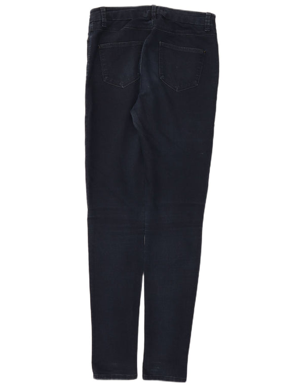 Marks & Spencer Dame Jegging Jeans UK 10 Small W30 L31 Marineblå Bomuld