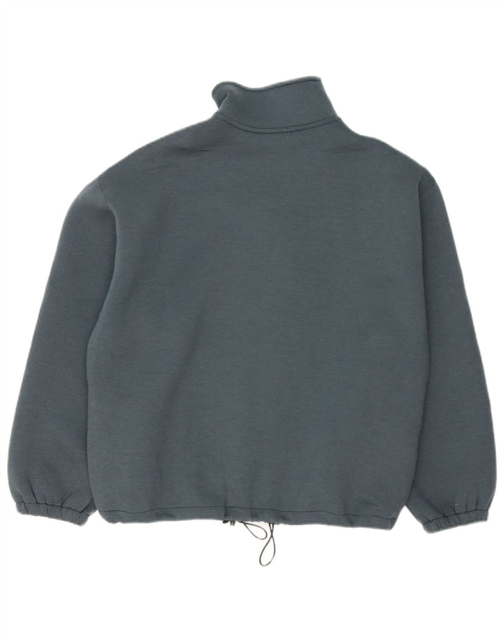 Zara Womens Oversized træningsdragt Topjakke UK 10 Small Blue Polyester