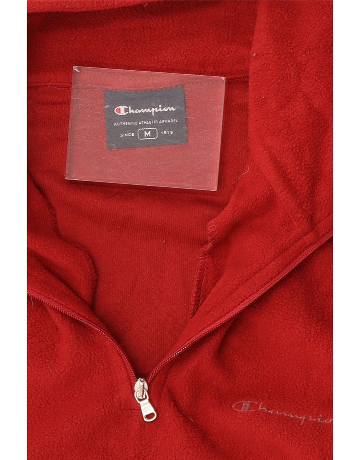 Champion Fleece Jumper med lynlås til mænd Medium Rød