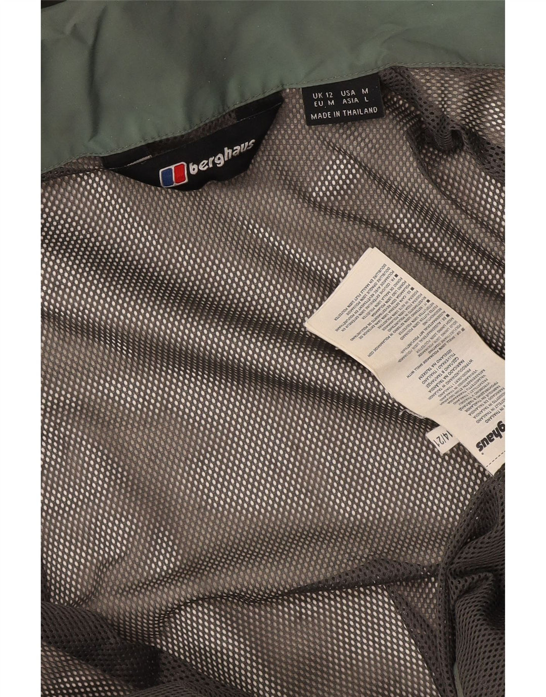 Berghaus Regnjakke med hætte til kvinder UK 12 Medium Sort Polyamid